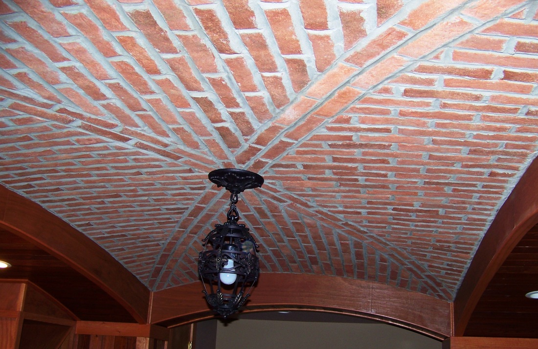 Thin brick vaulted ceiling picture