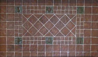 Brick mosaic