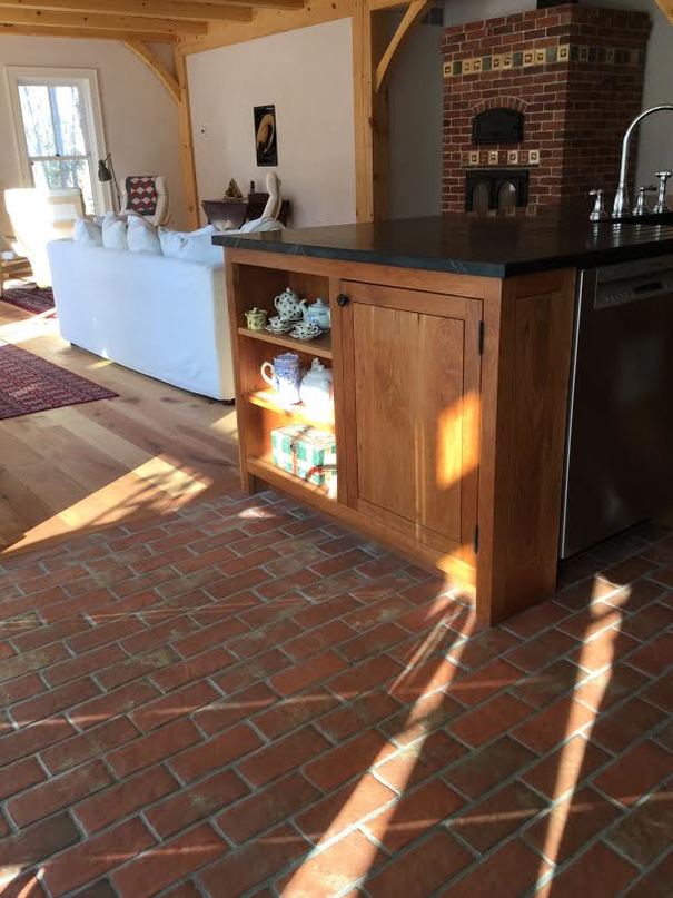 Thin brick kitchen floor Rutherford